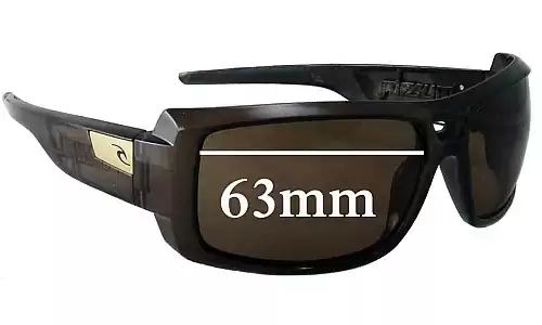 Sunglass Fix Replacement Lenses for Rip Curl Cyclops - 63mm Wide Sunglass Fix Replacement Lenses for Rip Curl Cyclops - 63mm Wide