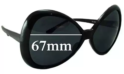 Sunglass Fix Replacement Lenses for Unbranded Unidentified DYPHC 175 - 67mm Wide Sunglass Fix Replacement Lenses for Unbranded Unidentified DYPHC 175 - 67mm Wide