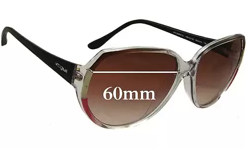 Sunglass Fix Replacement Lenses for Vogue VO2664-S - 60mm Wide Sunglass Fix Replacement Lenses for Vogue VO2664-S - 60mm Wide