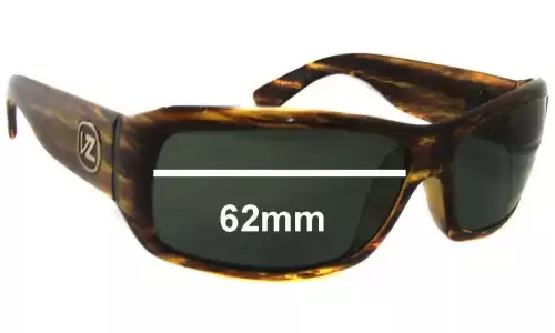 Sunglass Fix Replacement Lenses for Von Zipper Hitchhiker - 62mm Wide Sunglass Fix Replacement Lenses for Von Zipper Hitchhiker - 62mm Wide