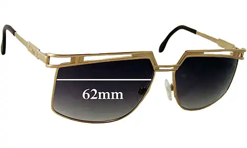 Sunglass Fix Replacement Lenses for Cazal Unknown Model - 62mm Wide Cazal Unknown Model Replacement Lenses 62mm wide