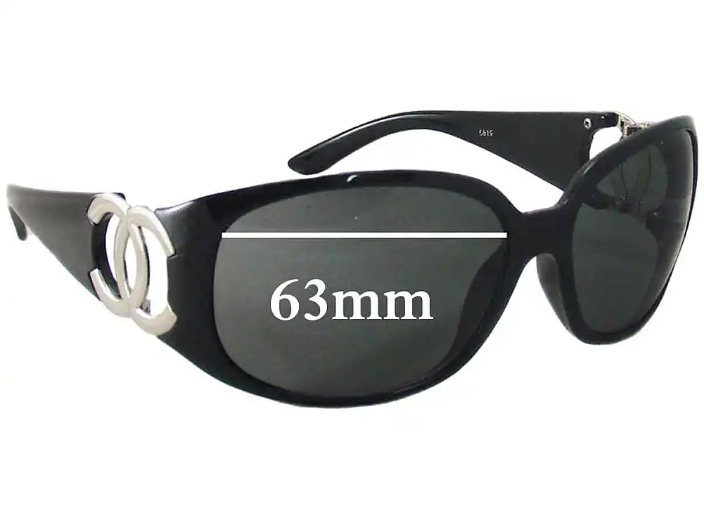 Sunglass Fix Replacement Lenses for Chanel 6619 - 63mm Wide Sunglass Fix Replacement Lenses for Chanel 6619 - 63mm Wide