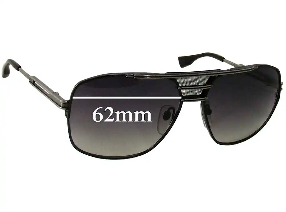 Sunglass Fix Replacement Lenses for Dita Armada - 62mm Wide Sunglass Fix Replacement Lenses for Dita Armada - 62mm Wide