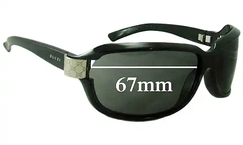 Sunglass Fix Replacement Lenses for Gucci GG2984/N/S - 67mm Wide Sunglass Fix Replacement Lenses for Gucci GG2984/N/S - 67mm Wide
