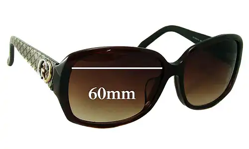 Sunglass Fix Replacement Lenses for Gucci GG3178 - 60mm Wide Sunglass Fix Replacement Lenses for Gucci GG3178 - 60mm Wide