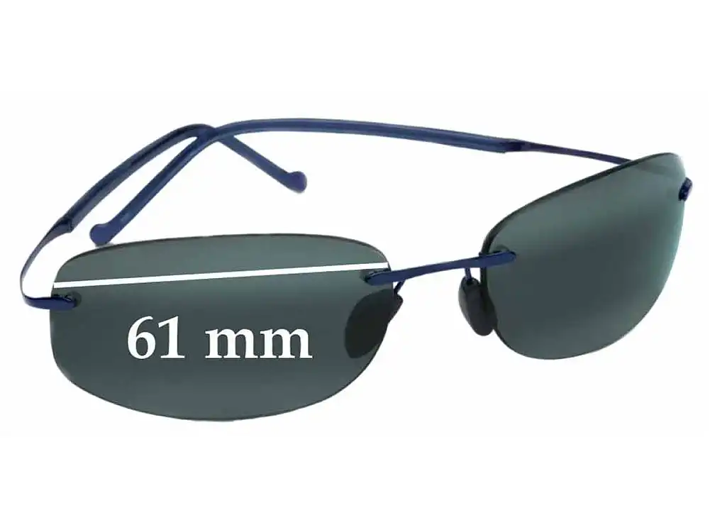 Sunglass Fix Replacement Lenses for Maui Jim MJ516 Honolua Bay - 61mm Wide Sunglass Fix Replacement Lenses for Maui Jim MJ516 Honolua Bay - 61mm Wide