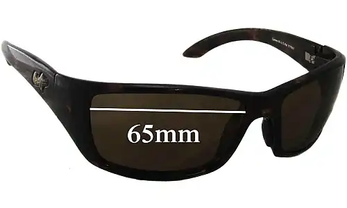 Sunglass Fix Replacement Lenses for Maui Jim MJ208 Canoe - 65mm Wide Maui Jim MJ208 Canoe Replacement Lenses 65mm wide