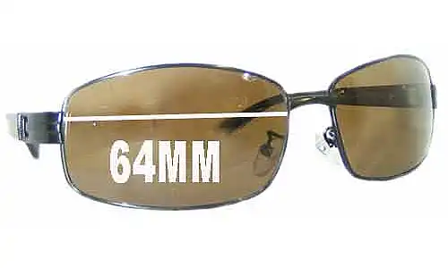 Sunglass Fix Replacement Lenses for OSK OSK 8155 - 64mm Wide Sunglass Fix Replacement Lenses for OSK OSK 8155 - 64mm Wide