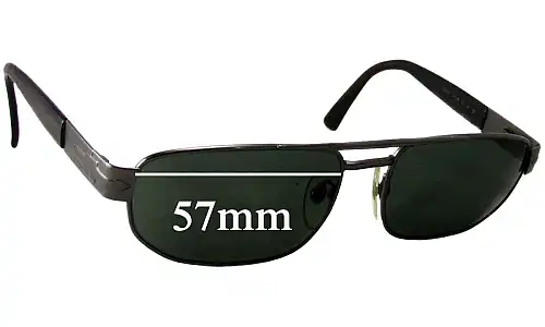 Sunglass Fix Replacement Lenses for Persol 2054-S - 57mm Wide Persol 2054-S Replacement Lenses 57mm wide
