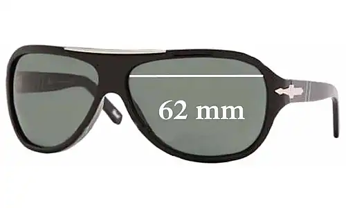 Sunglass Fix Replacement Lenses for Persol 2890-S - 62mm Wide Sunglass Fix Replacement Lenses for Persol 2890-S - 62mm Wide