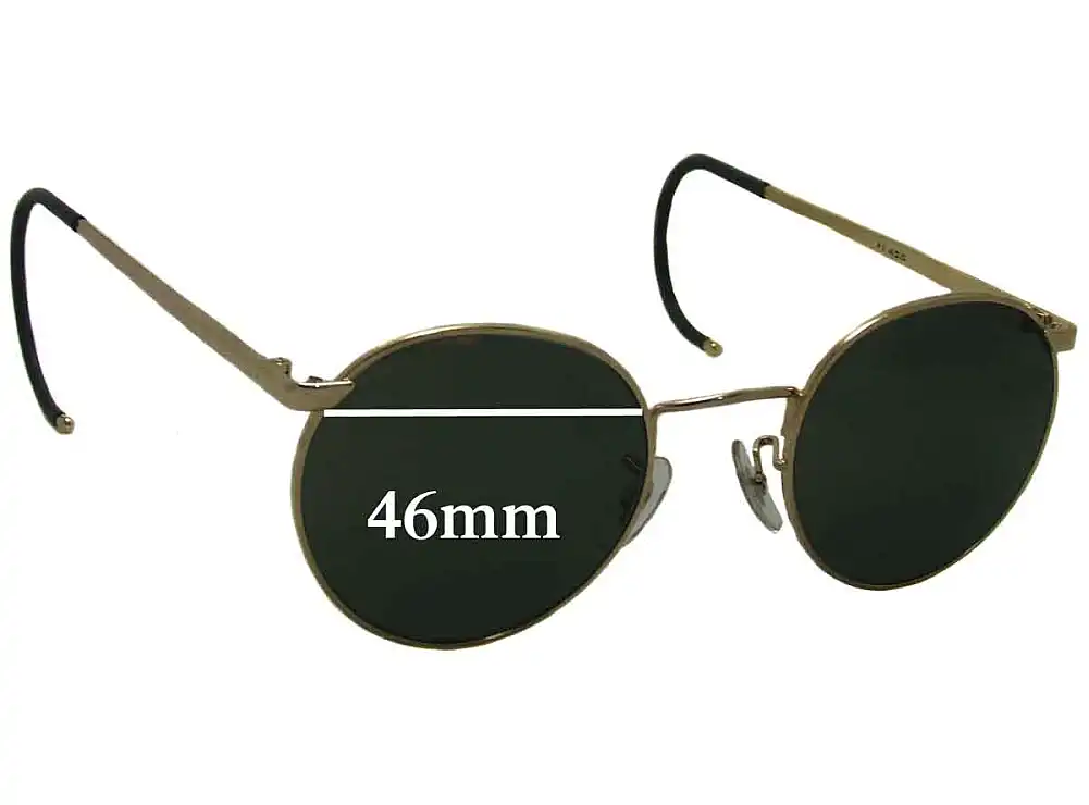 Sunglass Fix Replacement Lenses for Randolph Engineering John Lennon - 46mm Wide Sunglass Fix Replacement Lenses for Randolph Engineering John Lennon - 46mm Wide