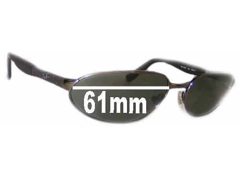 Sunglass Fix Replacement Lenses for Ray-Ban RB3252 Predator - 61mm Wide Sunglass Fix Replacement Lenses for Ray-Ban RB3252 Predator - 61mm Wide