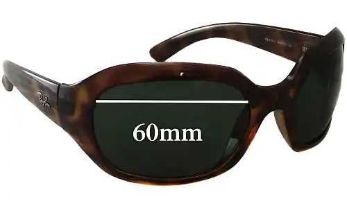 Sunglass Fix Replacement Lenses for Ray-Ban RB4062 - 60mm Wide Sunglass Fix Replacement Lenses for Ray-Ban RB4062 - 60mm Wide