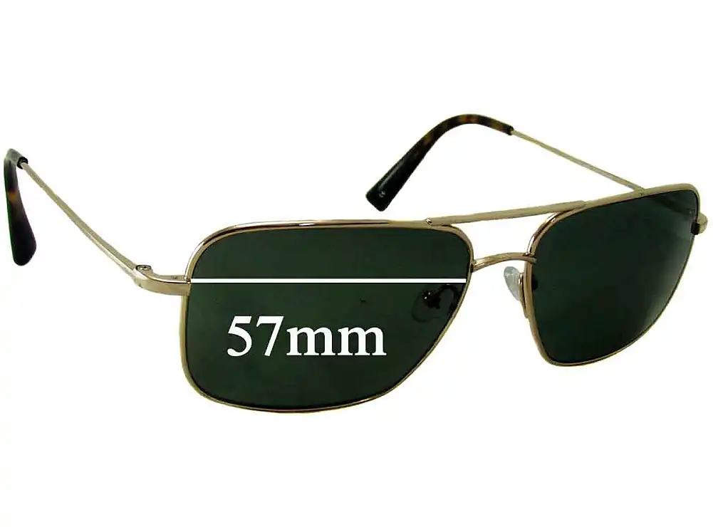 Sunglass Fix Replacement Lenses for Salt Lester - 57mm Wide Sunglass Fix Replacement Lenses for Salt Lester - 57mm Wide