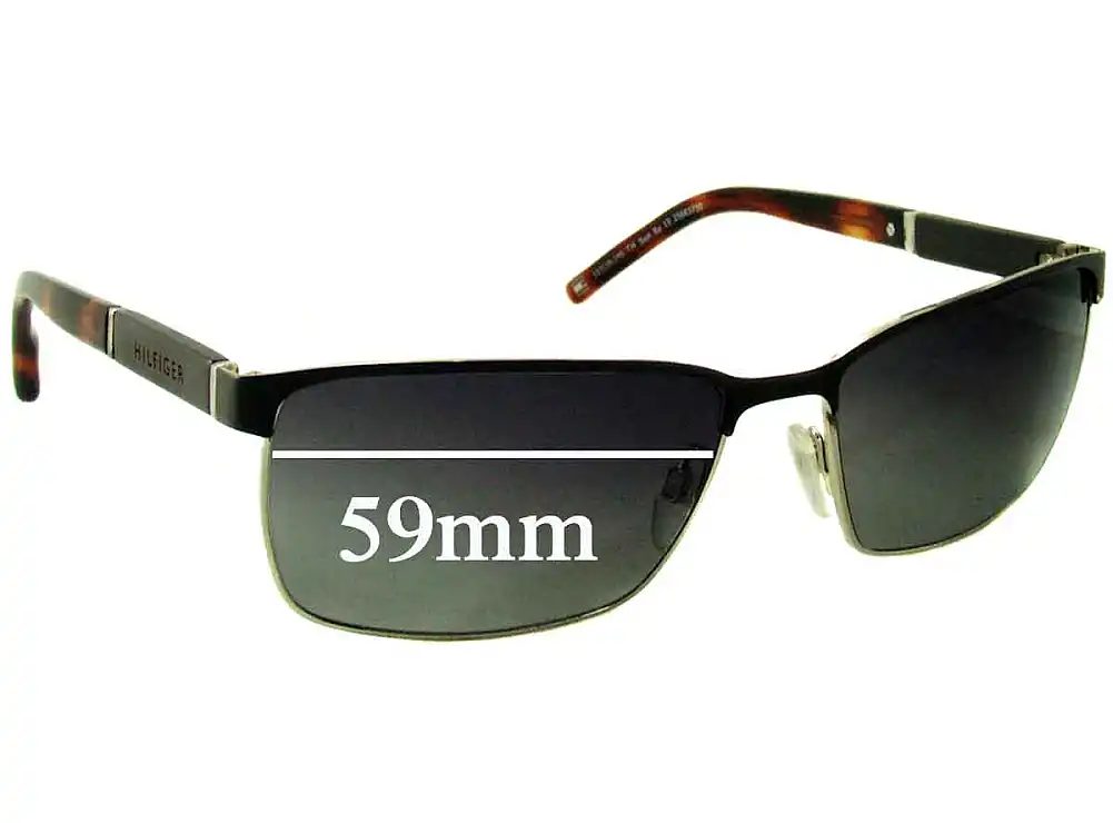 Sunglass Fix Replacement Lenses for Tommy Hilfiger TH Sun Rx 13 - 59mm Wide Sunglass Fix Replacement Lenses for Tommy Hilfiger TH Sun Rx 13 - 59mm Wide