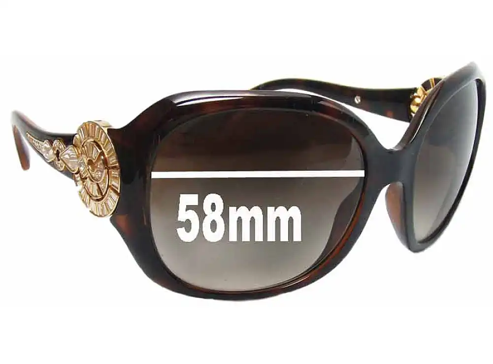 Sunglass Fix Replacement Lenses for Bvlgari 8056-B - 58mm Wide Sunglass Fix Replacement Lenses for Bvlgari 8056-B - 58mm Wide