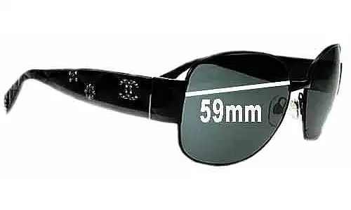 Sunglass Fix Replacement Lenses for Chanel 4174-B - 59mm Wide Sunglass Fix Replacement Lenses for Chanel 4174-B - 59mm Wide