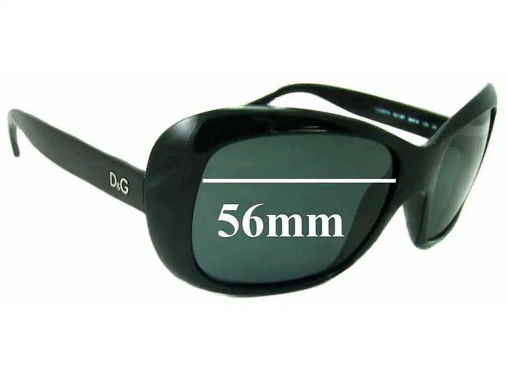 Sunglass Fix Replacement Lenses for Dolce & Gabbana DG8074 - 56mm Wide Sunglass Fix Replacement Lenses for Dolce & Gabbana DG8074 - 56mm Wide