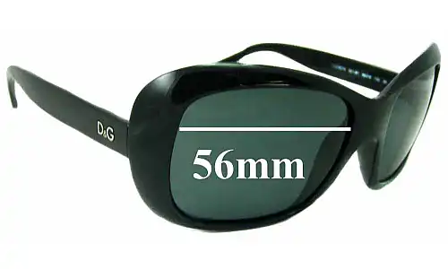 Sunglass Fix Replacement Lenses for Dolce & Gabbana DG8074 - 56mm Wide Sunglass Fix Replacement Lenses for Dolce & Gabbana DG8074 - 56mm Wide