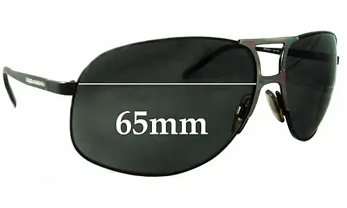 Sunglass Fix Replacement Lenses for Dolce & Gabbana DG2023 - 65mm Wide Sunglass Fix Replacement Lenses for Dolce & Gabbana DG2023 - 65mm Wide