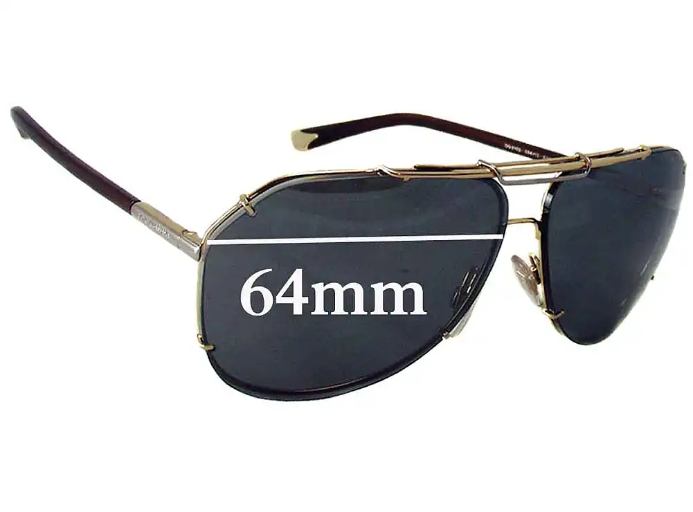 Sunglass Fix Replacement Lenses for Dolce & Gabbana DG2102 - 64mm Wide Sunglass Fix Replacement Lenses for Dolce & Gabbana DG2102 - 64mm Wide