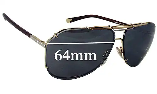 Sunglass Fix Replacement Lenses for Dolce & Gabbana DG2102 - 64mm Wide Sunglass Fix Replacement Lenses for Dolce & Gabbana DG2102 - 64mm Wide
