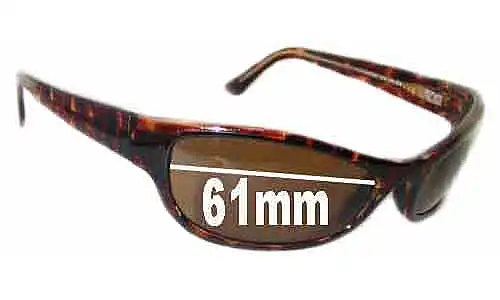 Sunglass Fix Replacement Lenses for Maui Jim MJ127 Ono - 61mm Wide Sunglass Fix Replacement Lenses for Maui Jim MJ127 Ono - 61mm Wide