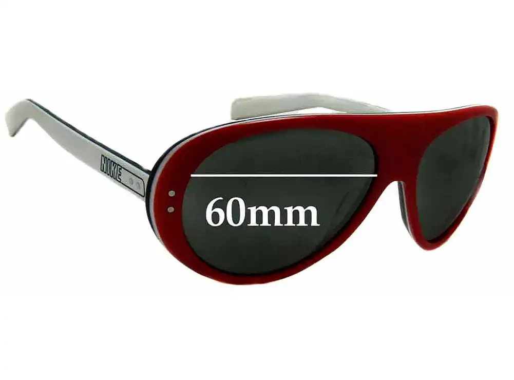Sunglass Fix Replacement Lenses for Nike EV0601 Vintage 76 - 60mm Wide Sunglass Fix Replacement Lenses for Nike EV0601 Vintage 76 - 60mm Wide