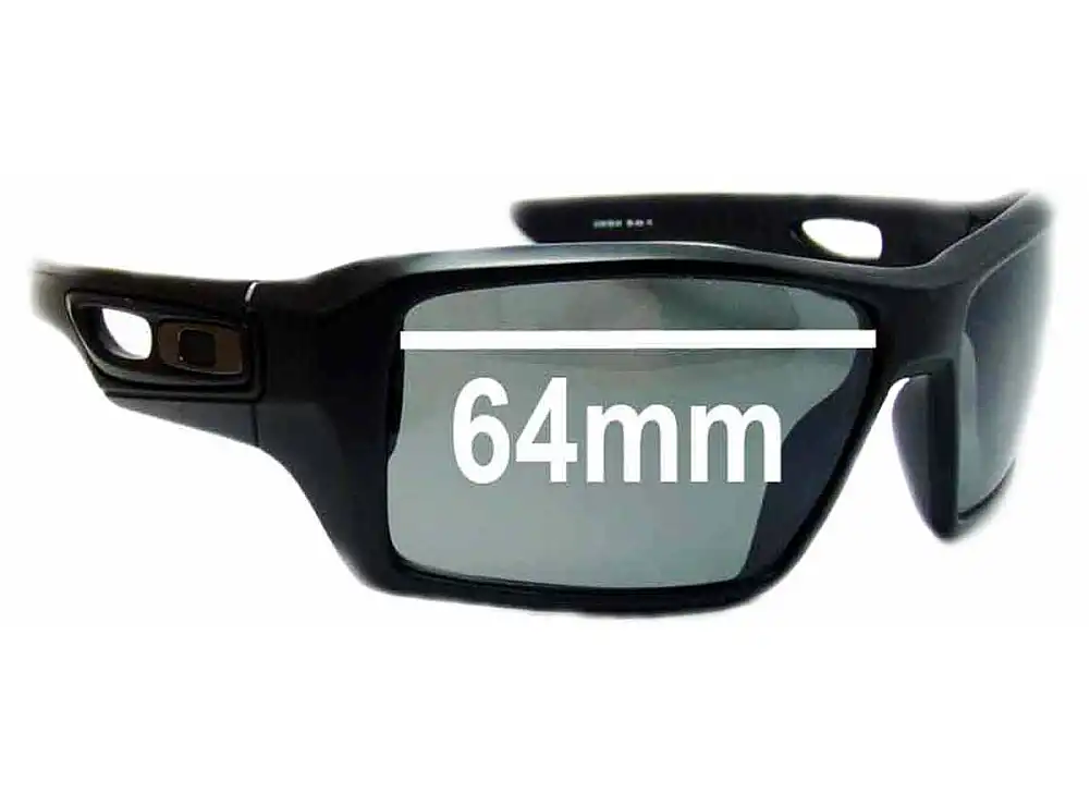 Sunglass Fix Replacement Lenses for Oakley Eye Patch 2 OO9136 - 64mm Wide Sunglass Fix Replacement Lenses for Oakley Eye Patch 2 OO9136 - 64mm Wide