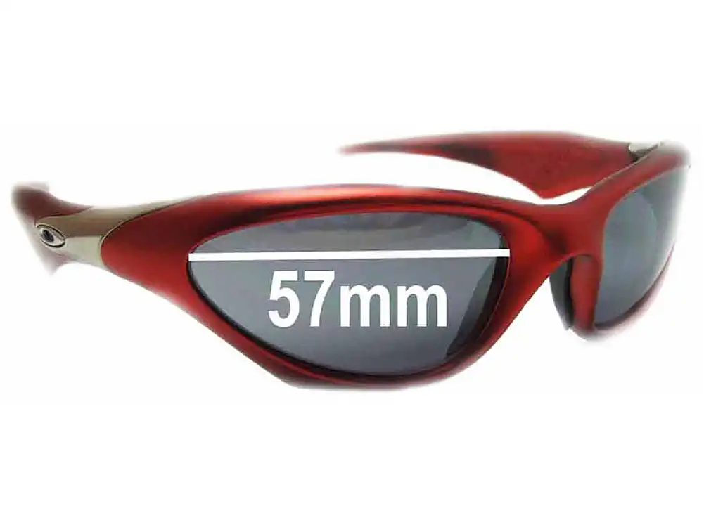 Sunglass Fix Replacement Lenses for Oakley Scar - 57mm Wide Sunglass Fix Replacement Lenses for Oakley Scar - 57mm Wide