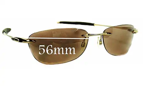 Sunglass Fix Replacement Lenses for Oakley Why 8.0 - 56mm Wide Oakley Why 8.0 Replacement Lenses 56mm wide