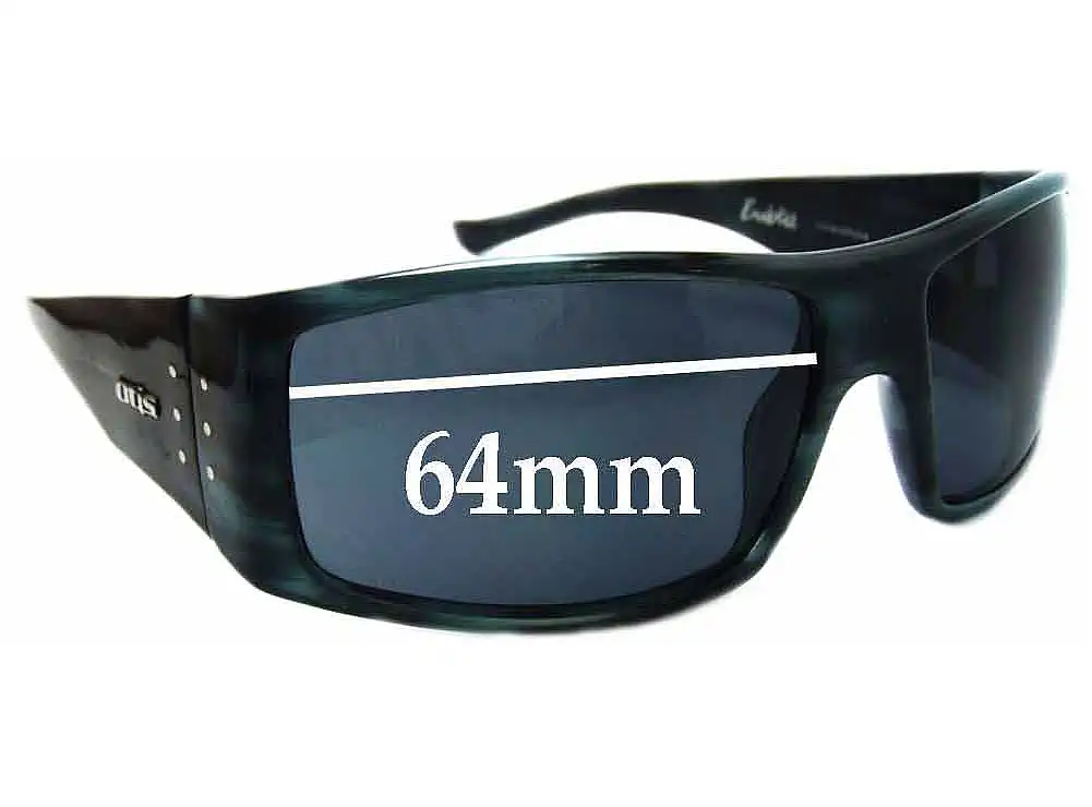 Sunglass Fix Replacement Lenses for Otis Bubba - 64mm Wide Sunglass Fix Replacement Lenses for Otis Bubba - 64mm Wide