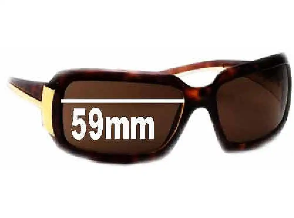 Sunglass Fix Replacement Lenses for Prada SPR01H & PR01HS - 59mm Wide Sunglass Fix Replacement Lenses for Prada SPR01H & PR01HS - 59mm Wide