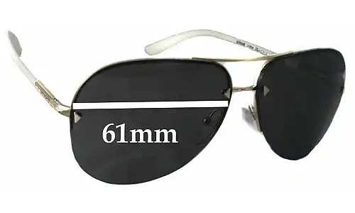 Sunglass Fix Replacement Lenses for Prada SPR53O - 61mm Wide Sunglass Fix Replacement Lenses for Prada SPR53O - 61mm Wide