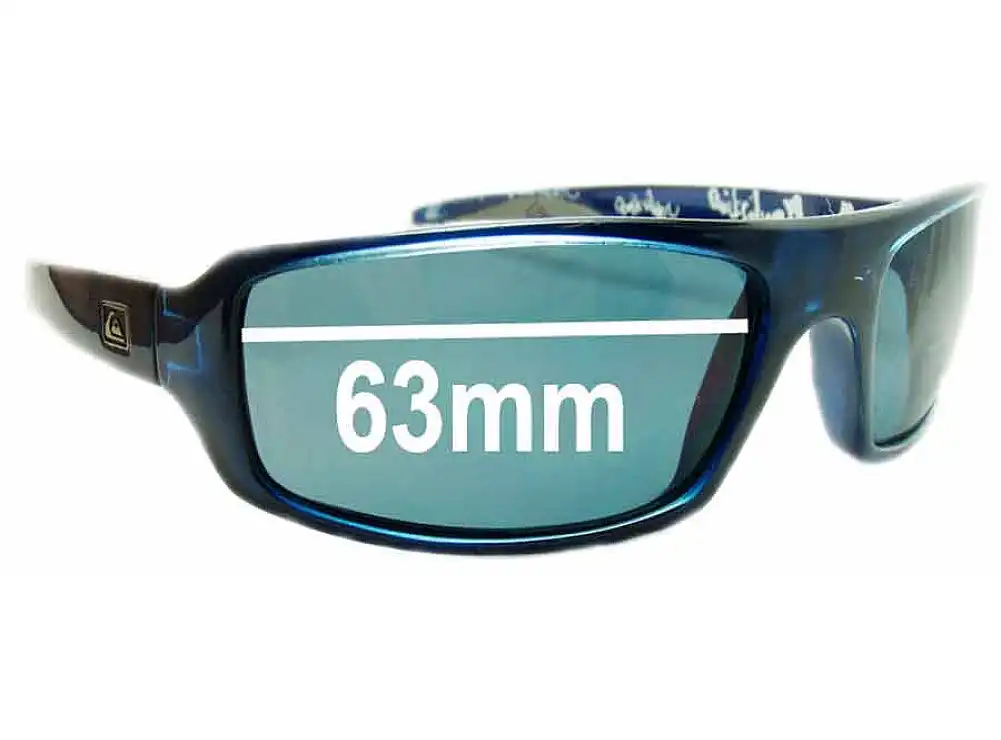 Sunglass Fix Replacement Lenses for Quiksilver Sultan - 63mm Wide Sunglass Fix Replacement Lenses for Quiksilver Sultan - 63mm Wide