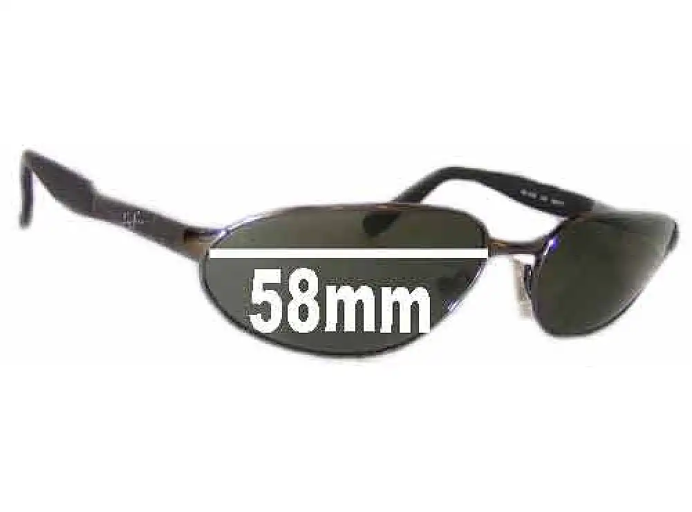 Sunglass Fix Replacement Lenses for Ray-Ban RB3252 Predator - 58mm Wide Sunglass Fix Replacement Lenses for Ray-Ban RB3252 Predator - 58mm Wide