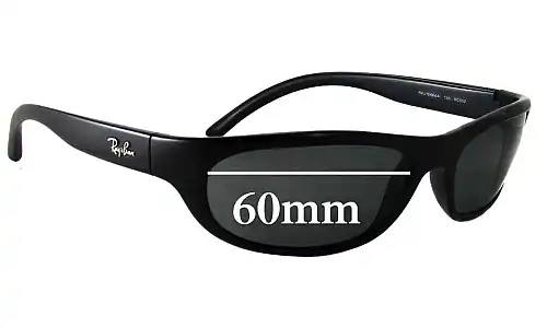 Ray Ban RAJ1566AA Replacement Lenses 60mm Ray Ban RAJ1566AA New Sunglass Lenses - 60mm wide