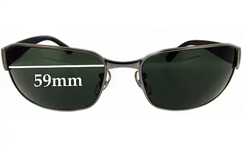 Sunglass Fix Replacement Lenses for Ray-Ban Undercurrent RB3215 - 59mm Wide Ray-Ban Undercurrent RB3215 Replacement Lenses 59mm wide