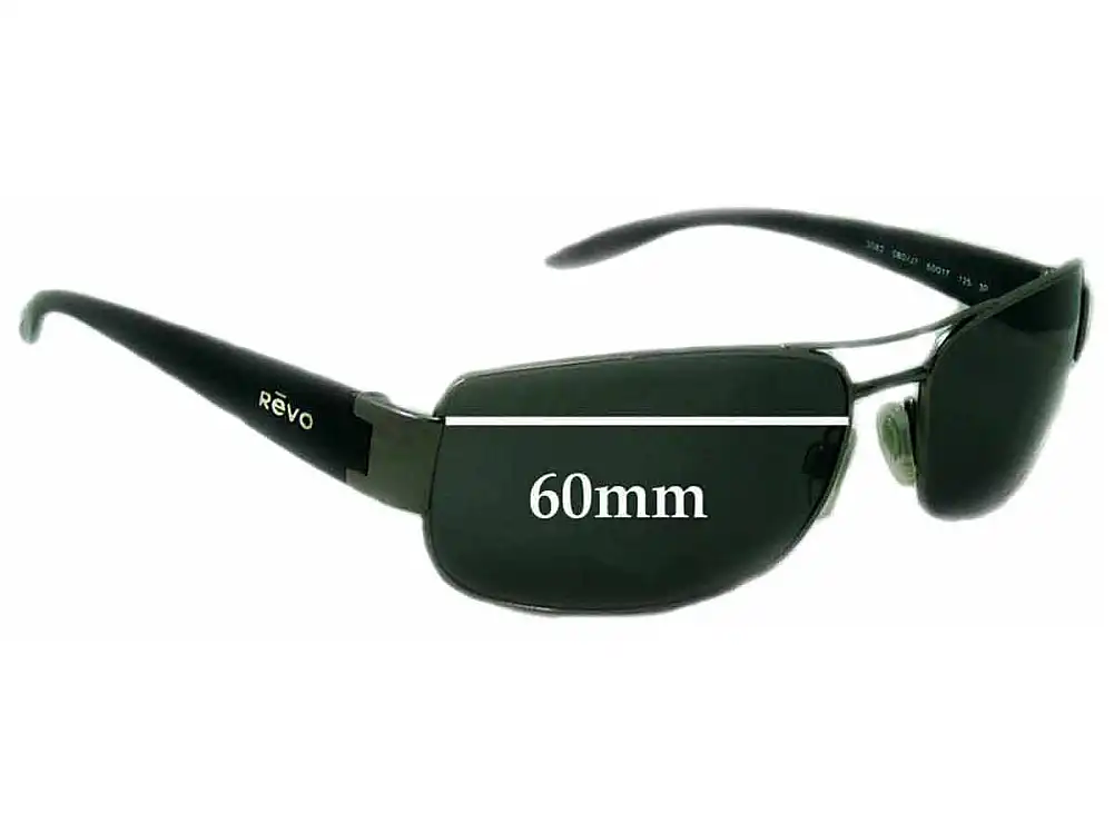 Sunglass Fix Replacement Lenses for Revo 3082 - 60mm Wide Sunglass Fix Replacement Lenses for Revo 3082 - 60mm Wide