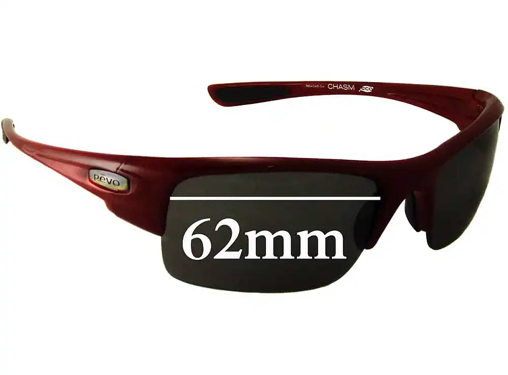 Sunglass Fix Replacement Lenses for Revo RE4046 Chasm - 62mm Wide Sunglass Fix Replacement Lenses for Revo RE4046 Chasm - 62mm Wide