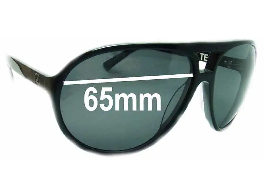 Sunglass Fix Replacement Lenses for Von Zipper Telly - 65mm Wide Sunglass Fix Replacement Lenses for Von Zipper Telly - 65mm Wide