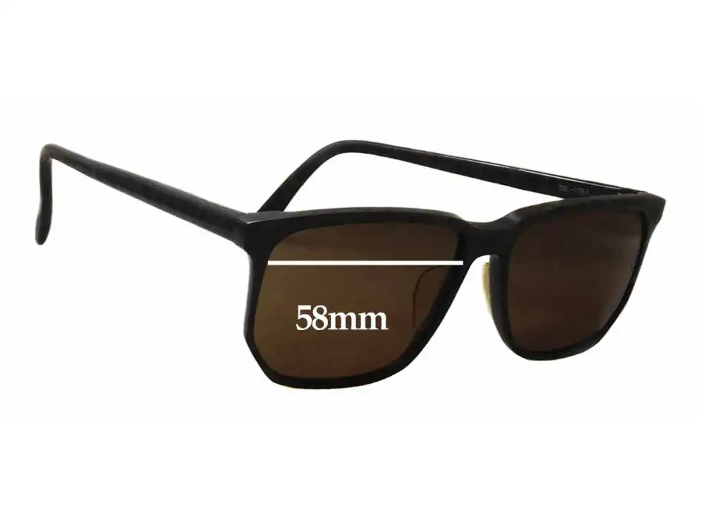 Sunglass Fix Replacement Lenses for Bada Grace 555 - 58mm Wide Sunglass Fix Replacement Lenses for Bada Grace 555 - 58mm Wide