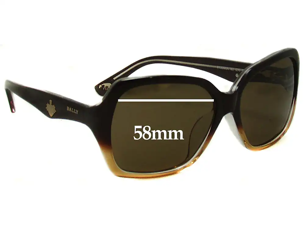 Sunglass Fix Replacement Lenses for Bally BY2008A - 58mm Wide Sunglass Fix Replacement Lenses for Bally BY2008A - 58mm Wide