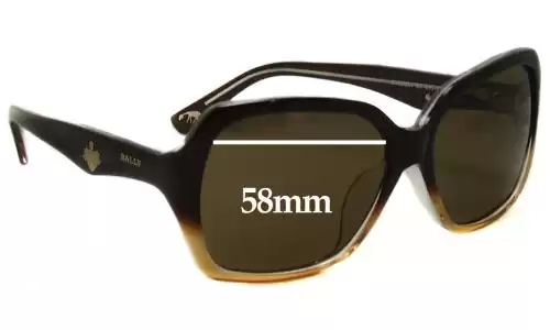 Sunglass Fix Replacement Lenses for Bally BY2008A - 58mm Wide Sunglass Fix Replacement Lenses for Bally BY2008A - 58mm Wide