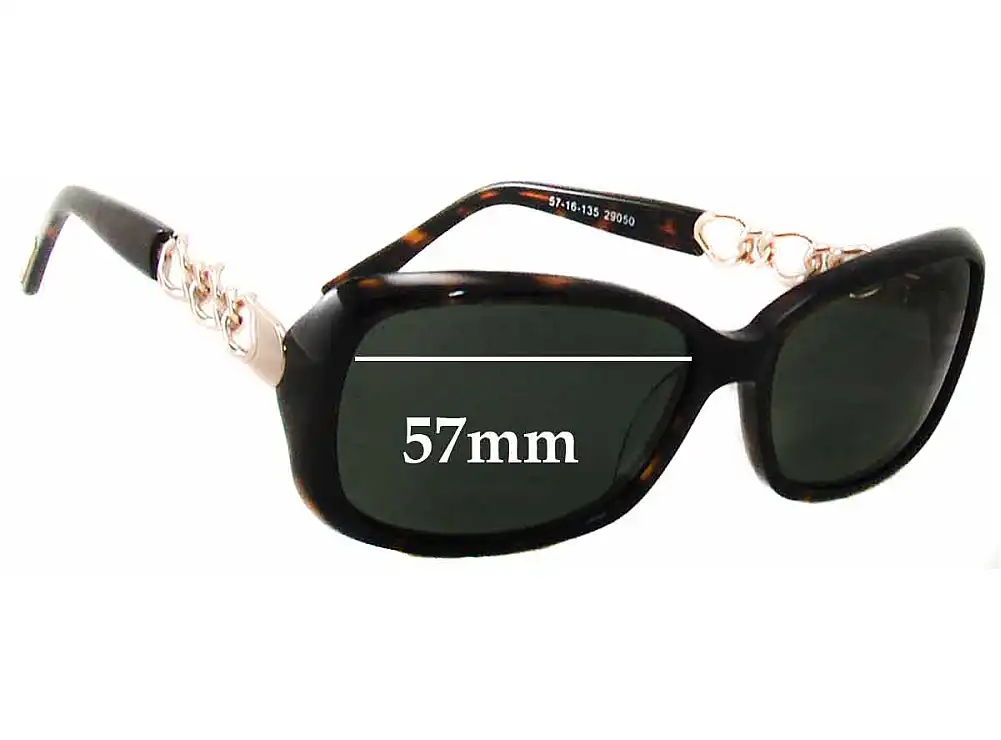 Sunglass Fix Replacement Lenses for Bill Bass Ursula - 57mm Wide Sunglass Fix Replacement Lenses for Bill Bass Ursula - 57mm Wide