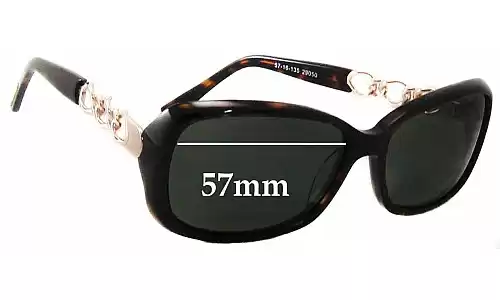 Sunglass Fix Replacement Lenses for Bill Bass Ursula - 57mm Wide Sunglass Fix Replacement Lenses for Bill Bass Ursula - 57mm Wide