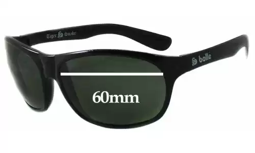 Sunglass Fix Replacement Lenses for Bolle Tiger Snake 2 - 60mm Wide Bolle Tiger Snake 2 Replacement Lenses 60mm wide