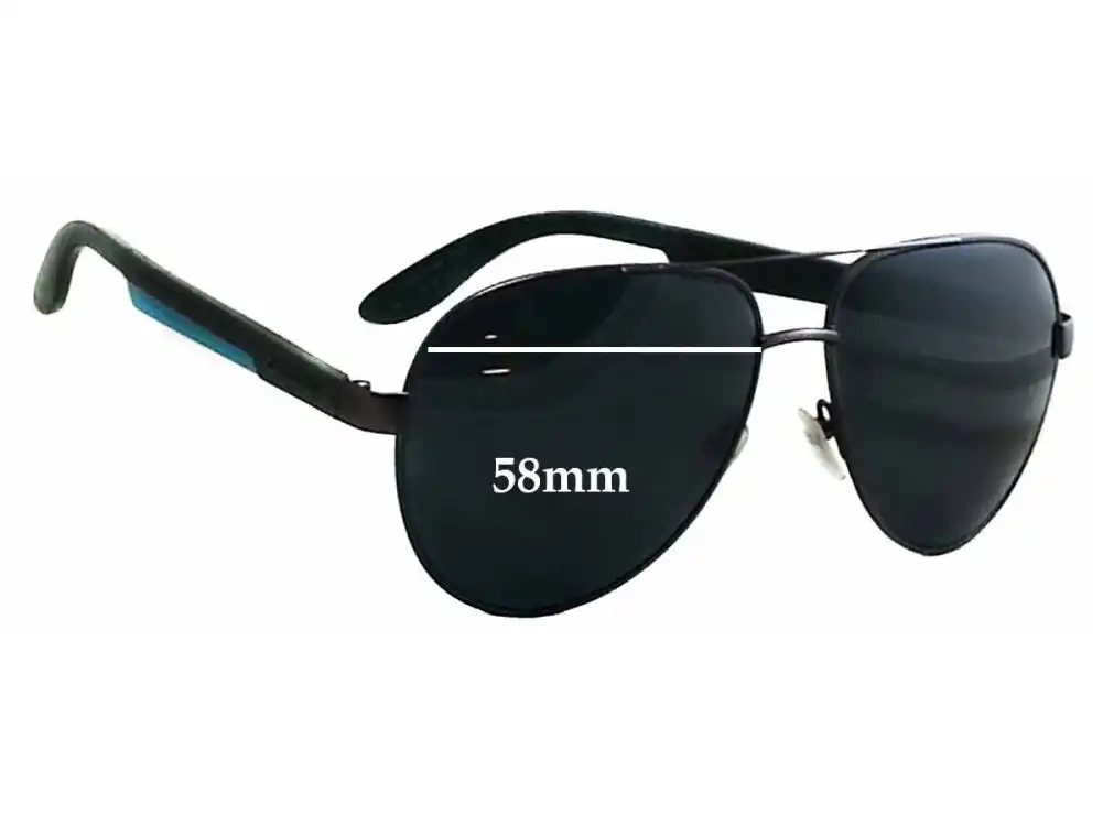 Sunglass Fix Replacement Lenses for Carrera 5009 - 58mm Wide Sunglass Fix Replacement Lenses for Carrera 5009 - 58mm Wide