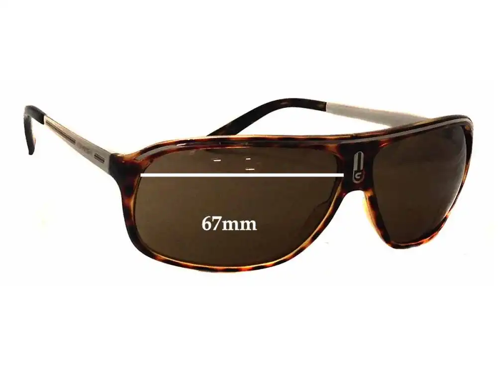 Sunglass Fix Replacement Lenses for Carrera Stroke - 67mm Wide Sunglass Fix Replacement Lenses for Carrera Stroke - 67mm Wide
