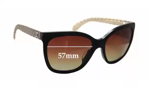 Sunglass Fix Replacement Lenses for Chanel 5288-Q - 57mm Wide Sunglass Fix Replacement Lenses for Chanel 5288-Q - 57mm Wide